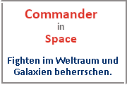 Online Spiele - Sci-Fi - Commander in Space
